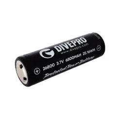 Batterie 26800 Lithium B12M Pour Nouveau Phare M35 - Divepro