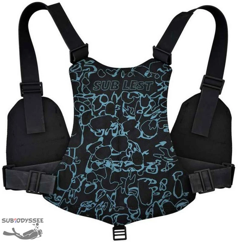 Baudrier Modulable 4 Ă 9 Kg Grenaille Inox Sangle Caoutchouc & Boucle US Inox - Sublest â Image 2