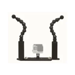 Platine EXTEND Double Bras + 2 FLEXI 7" + Fixation Gopro - BIG BLUE