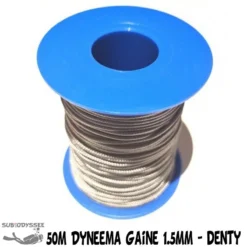 Bobine Fil DYNEEMA Gainé Ø1.5mm 220kg 50 Mètres - Denty