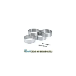 Cerclage Inox Renforcé Pour Bi-Bouteille Inox Largeur:50mm