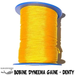 Bobine Fil DYNEEMA Gainé Jaune Ø1.5mm 220kg 100 Mètres - Denty