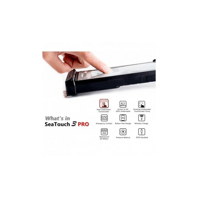 SEATOUCH 3 Pro 80m Caisson Pour Samsung S8/S8+/S9/S9+ (Pack 4) - Divevolk â Image 2