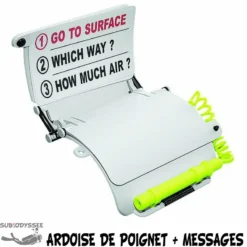 Ardoise Poignet PRO 3 Volets Avec Messages & Crayon