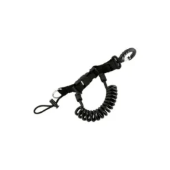 Cordon Spiralé - Mousqueton Plastique Armé