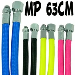 Flexible MP Tressé 63cm Moyenne Pression 3/8" Pour Détendeur De Plongée