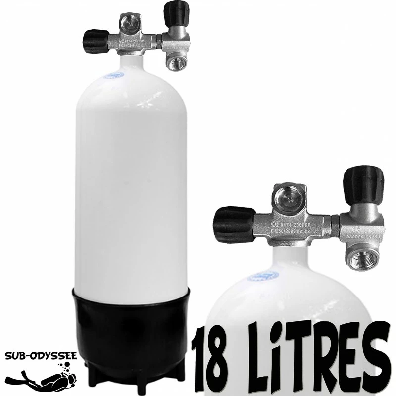 Bloc 18 Litres 2 Sorties Acier - Eurocylinder