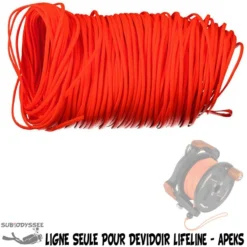 Ligne Seule Pour Dévidoir LIFELINE Ø1.5mm - Apeks