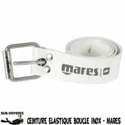 Ceinture Elastique BLANCHE Boucle Marseillaise - Mares