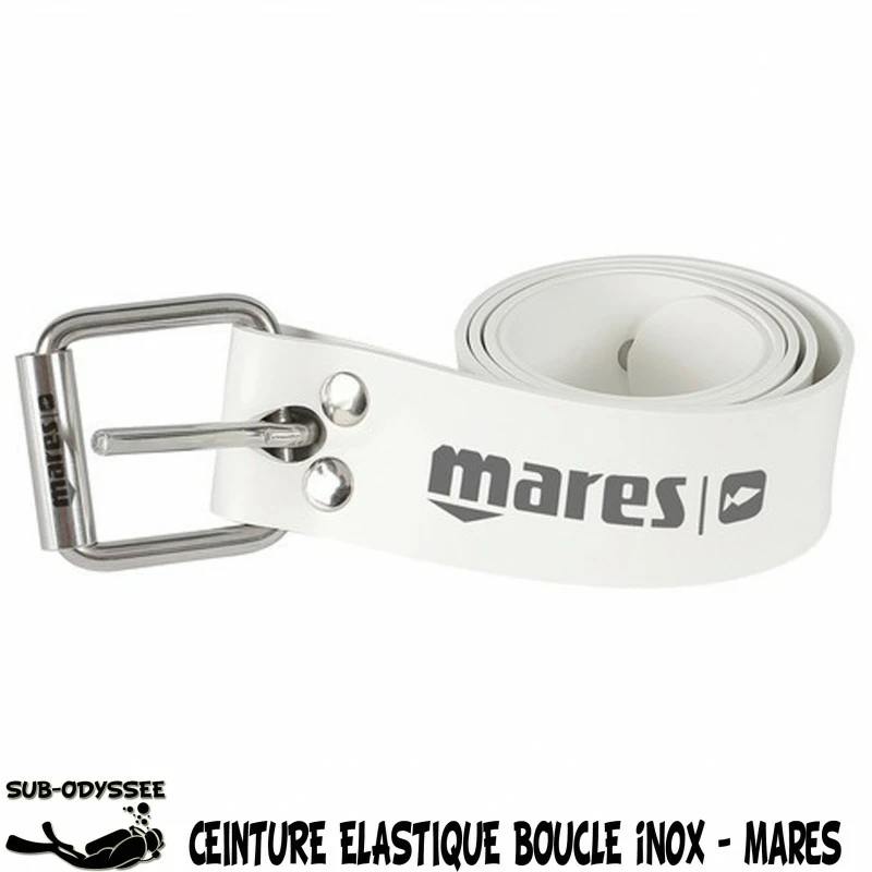 Ceinture Elastique BLANCHE Boucle Marseillaise - Mares