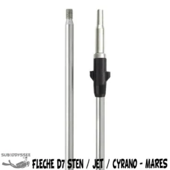 Flèche Filetée Ø7mm Acier Pour Fusil Pneumatique - Mares