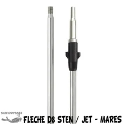 Flèche Filetée Ø8mm Acier Pour Fusil Pneumatique - Mares