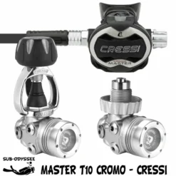 MASTER T10-SC CROMO Détendeur Plongée Hypercompensé - Cressi