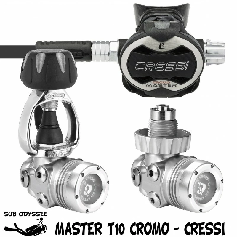 MASTER T10-SC CROMO Détendeur Plongée Hypercompensé - Cressi