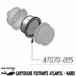Cartouche Filtre à AIR Pour Compresseur ATLANTIC - Nardi