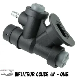 Inflateur Coudé 45° - OMS