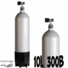 Bouteille 10 Litres 300 Bars Acier 1 Sortie - ROTH