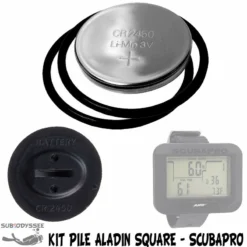 Kit Pile Pour Ordinateur ALADIN SQUARE Avec Joints - SCUBAPRO