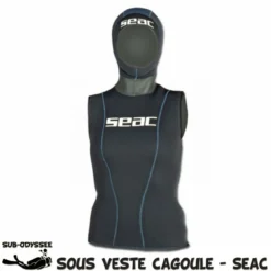 Gilet Sous-Veste A Cagoule Attenante 3,5 Mm Femme - Seac
