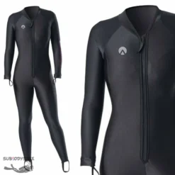 CHILLPROOF UNDERGARMENT Femme MonopiĂšce Zip VENTRAL - SHARKSKIN